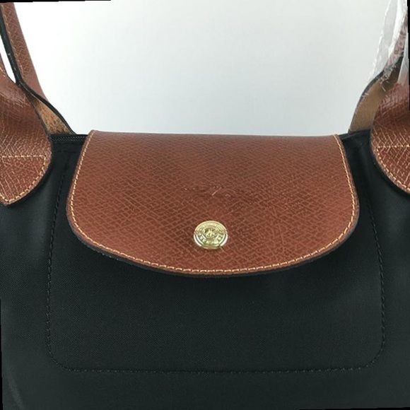 NWT Longchamp Le Pliage Original Shoulder Bag S - Black - Picture 4 of 6